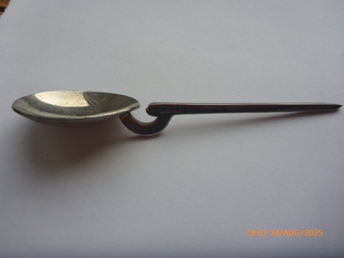 Vintage medicine spoon - spoon, silver