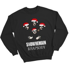 Snohemian Rhapsody Christmas Jumper Novelty Funny Festive Xmas Party Sweatshirt