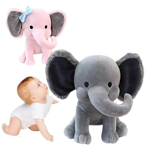 25cm elephant plush toy grey - elephant,