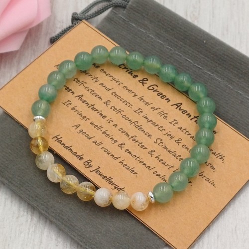 Citrine aventurine handmade - citrine, &