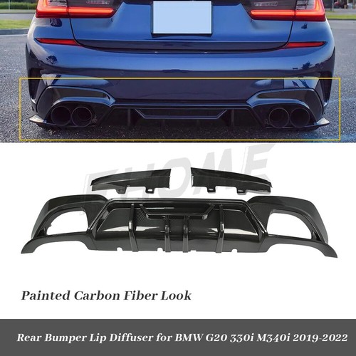 Carbon fiber rear bumper - rear, lip