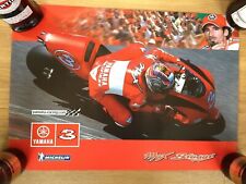 YAMAHA YZR500 2001 Max Biaggi 500cc World Championship Poster Not brochure