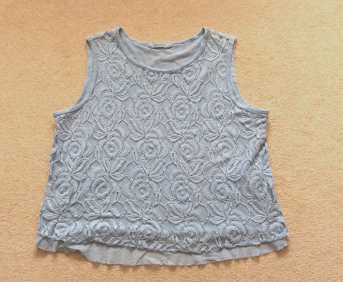 Cut loose blue lace - loose,