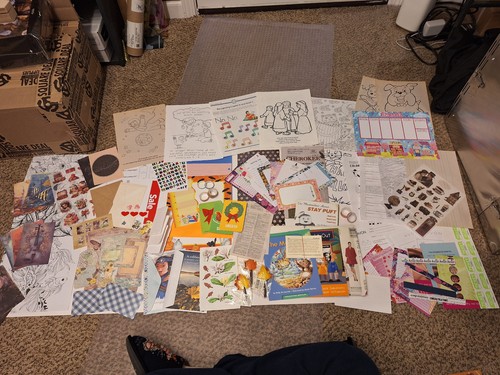 500 vintage paper ephemera - paper,
