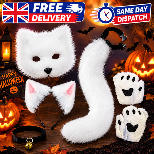 Fluffy fur fox tail cat - fox,