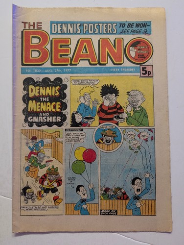 Beano comic 1832 august - beano, no