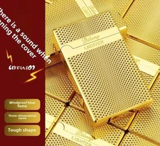 Windproof Turbo Lighter Gas Lighter Flame Butane Metal Cigarettes Lighters