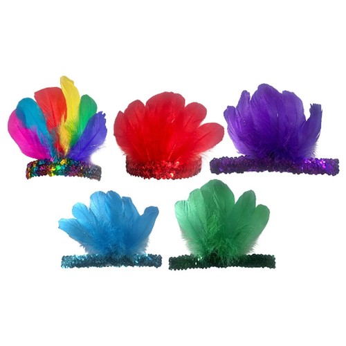 Feather headband decoration - feather,
