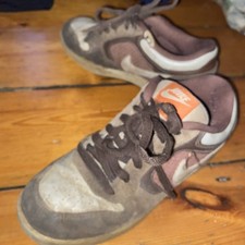 Brown Nike Renzo Jrs Trainers Shoes, UK4 US 4.5 EU 36.5