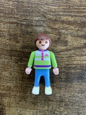 Playmobil brown haired boy - brown,
