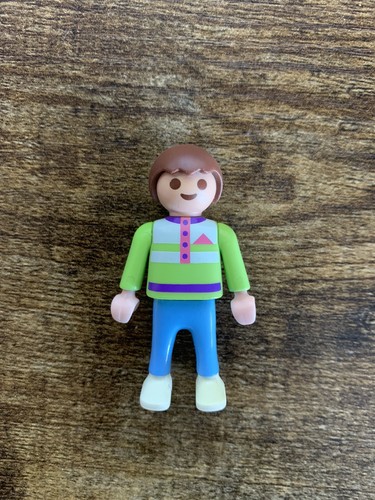 Playmobil brown haired boy - brown,
