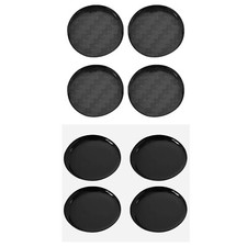 8PCS Car Door Lock Keyhole Stickers Anti-Rust Protective Cap Trim 20mm