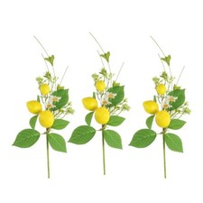 Pack Of 3 Artificial Yellow