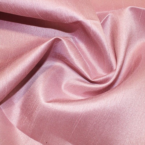 Shantung satin fabric rose - shantung,