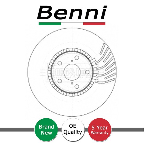 Brake disc front left benni - disc,