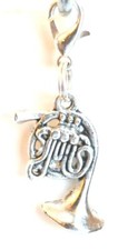 French Horn Clip on Charm