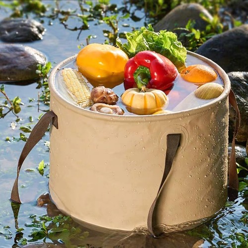Foldable bucket with handle - foldable,
