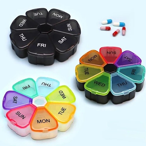 Pill box compartment day - 7,