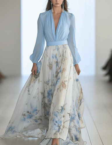 Beautiful floral maxi dress - floral,