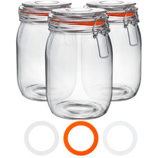 Glass Storage Jars Airtight