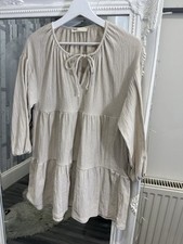 Beige Pull & Bear Floaty Dress