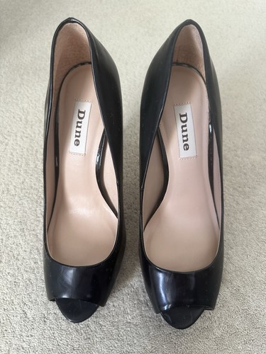 Women dune black patent - dune,