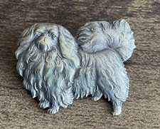 Vintage Pekingese Pin Badge /