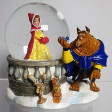 Disney Beauty & The Beast Winter Something There Snowglobe Waterglobe Cogsworth
