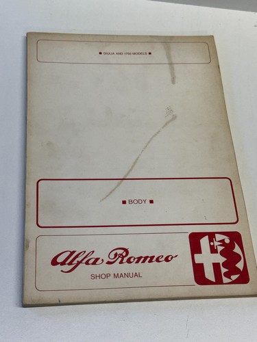 Alfa romeo shop manual - romeo,