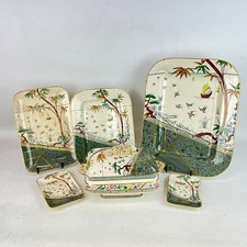 Gildea & Walker 'Melbourne' pattern earthenware, 6 pieces, Diamond stamp 1877ish