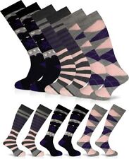 Ladies Wellington Boot Fleece Socks Welly Liners Festival Adults Wellies Uk 4-8