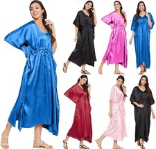 Women's Satin Maxi Kaftan