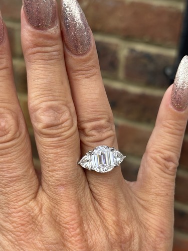 Qvc diamonique stone ring - qvc,