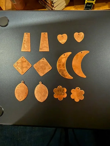 Copper pendant blanks for - copper,