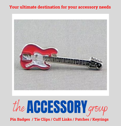New electric guitar - red, music