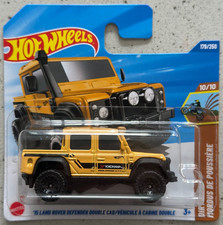 Hot Wheels 15 LAND ROVER DEFENDER DOUBLE CAB with Protector Dirt 90 110