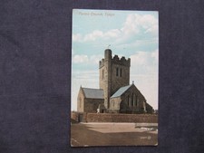 Very Old Postcard of The Parish Church, Towyn, Wales (St Cadfans in Tywyn)