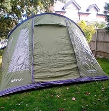 Vango Icarus 500 DLX 5 Man Tent Blackout double & single bedrooms Tunnel