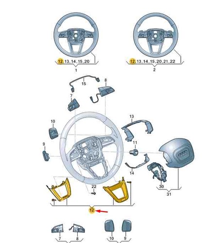 Audi mk2 steering wheel - audi, gb