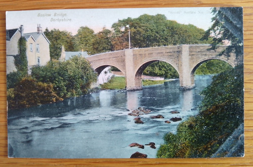 Vintage postcard baslow - vintage, postcard-baslow