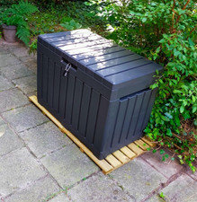 Keter Kentwood Garden Storage Box Unit 190L Lockable Outdoor Weatherproof NEW