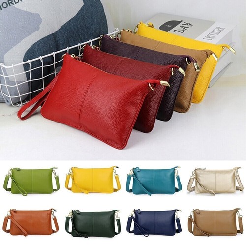 Womens genuine leather clutch - genuine,