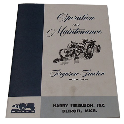 To20om owner manual - owner's,