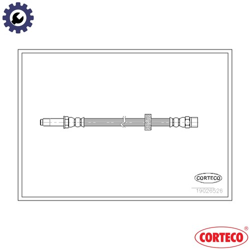 Brake hose 19026526 for - 19026526, volvo