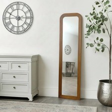 Tall Arched Wooden Stepped