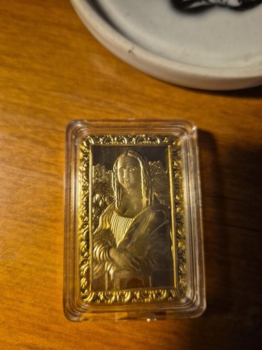 Vinci the mona lisa - vinci, gold