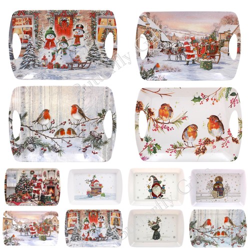 Xmas santa melamine serving - santa,