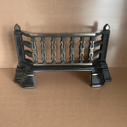 Cast iron open fire - fire, log