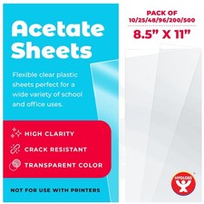 Clear Plastic Sheet for Crafts