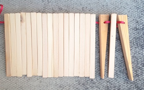 Wooden pegs for - wooden, rabbit